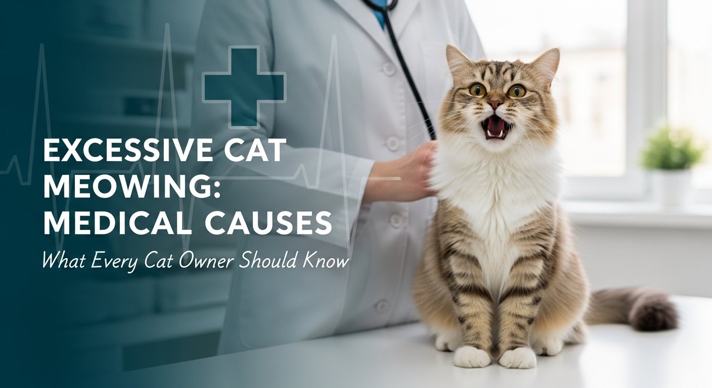 Medical Reasons Your Cat Might Meow Excessively at Night