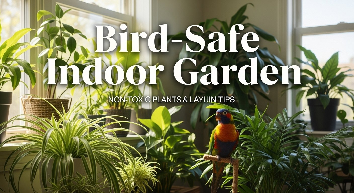 How to Create a Bird-Safe Indoor Garden (Non-Toxic Plants & Layout)