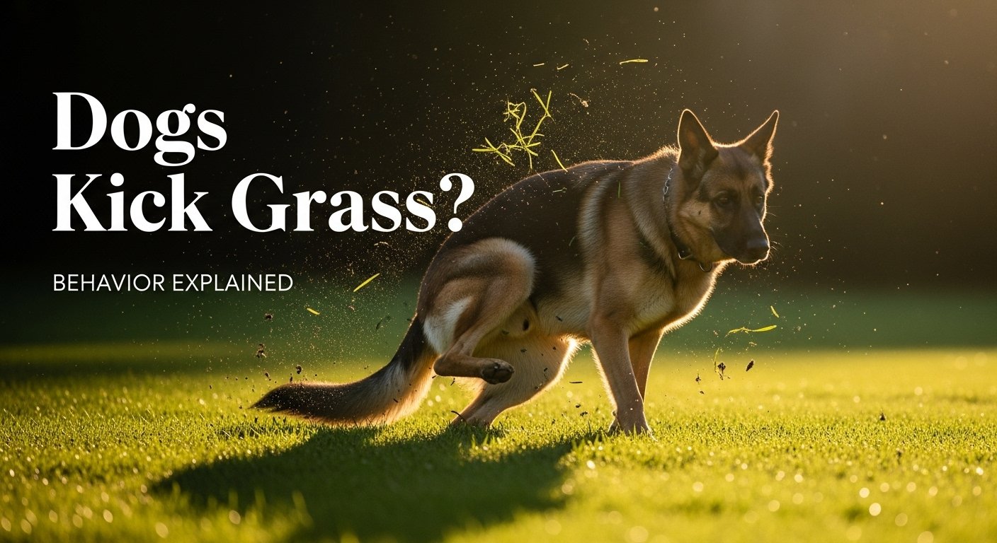 Why Do Dogs Kick Grass After Pooping?